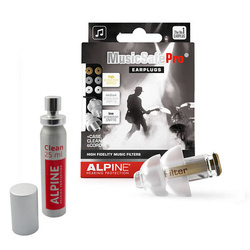 Earplugs Pro for musicians + cleaning fluid set Alpine
